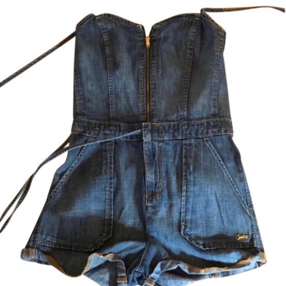 Juicy Couture denim romper
